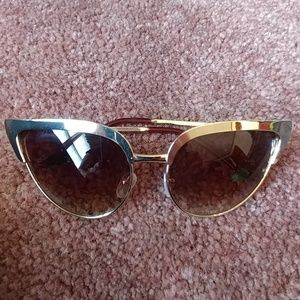 Gold Vintage inspired Sunglasses