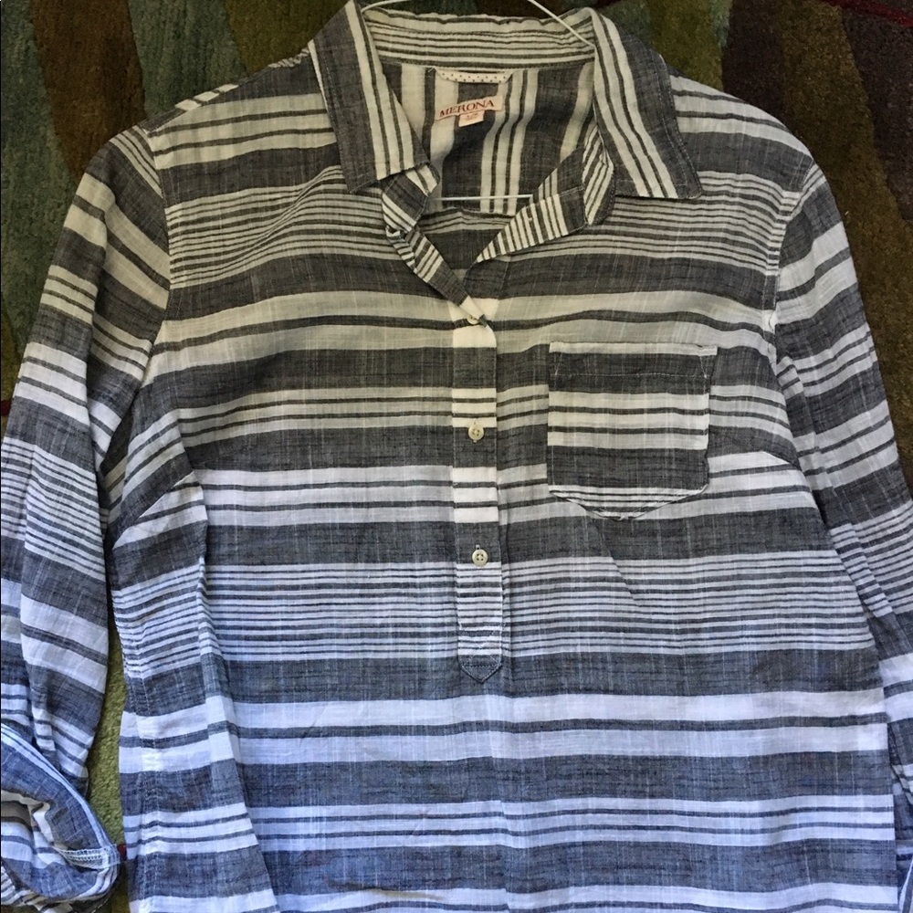 Merona button down