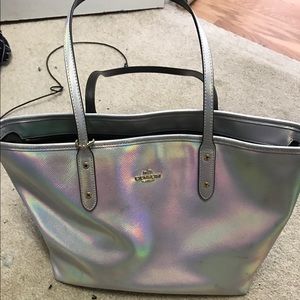 Holo coach tote