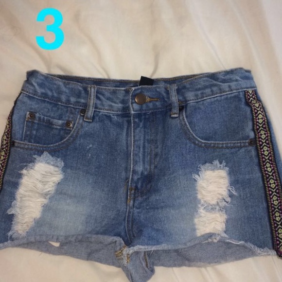 DENIM SHORTS - Picture 5 of 8