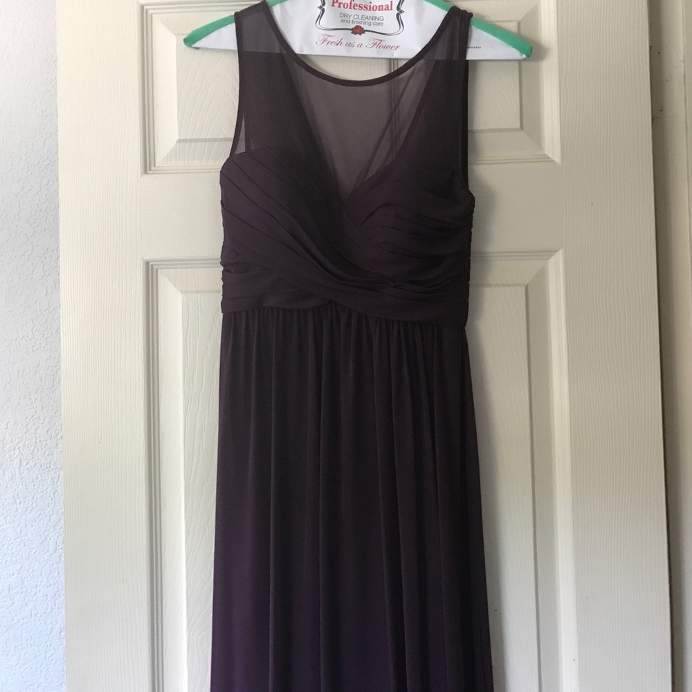 PLUM DAVID'S BRIDAL PROM/BRIDESMAID DRESS