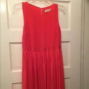 LOFT Pleated Dress