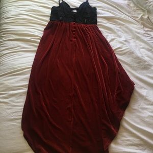 Boutique velvet dress