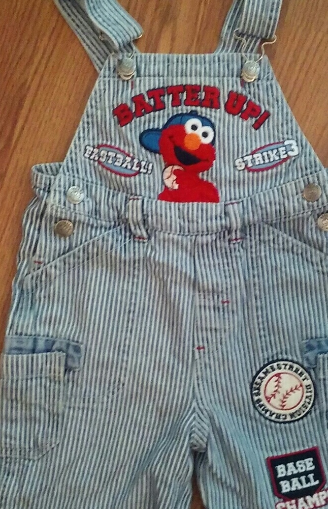 Elmo Overalls size 2t