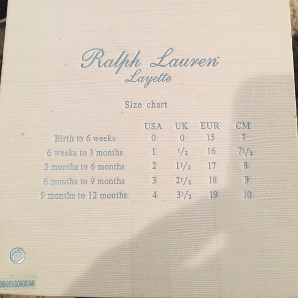 Ralph Lauren baby shoes - Picture 6 of 7