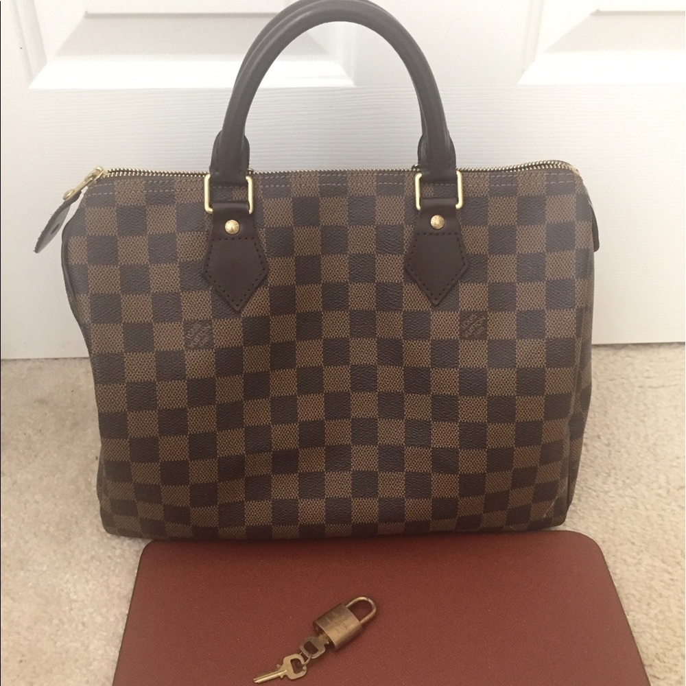💯Auth. Louis Vuitton Speedy Ebene 30
