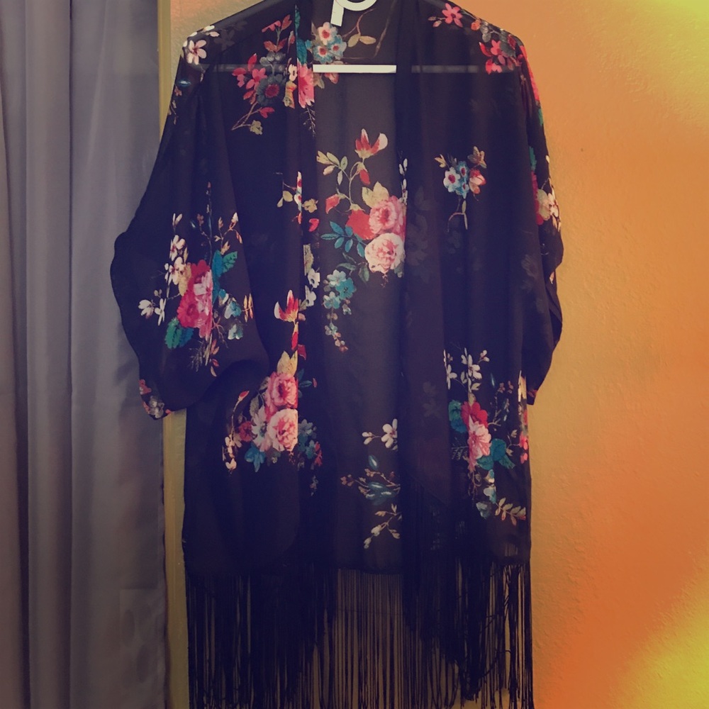 Floral kimono
