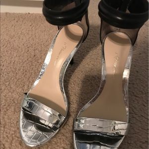 3.1 Phillip Lim Martini Metallic Reptile sandals