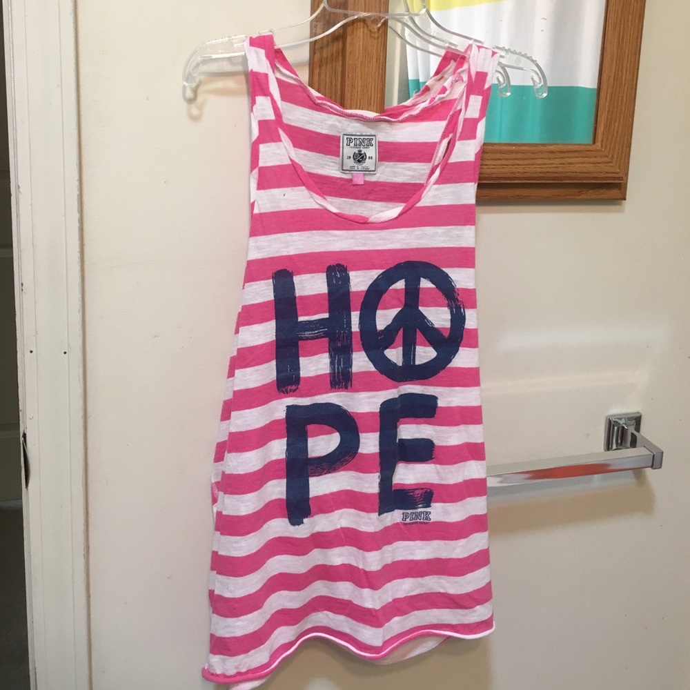 VICTORIA'S SECRET PINK - Striped Hope Tank