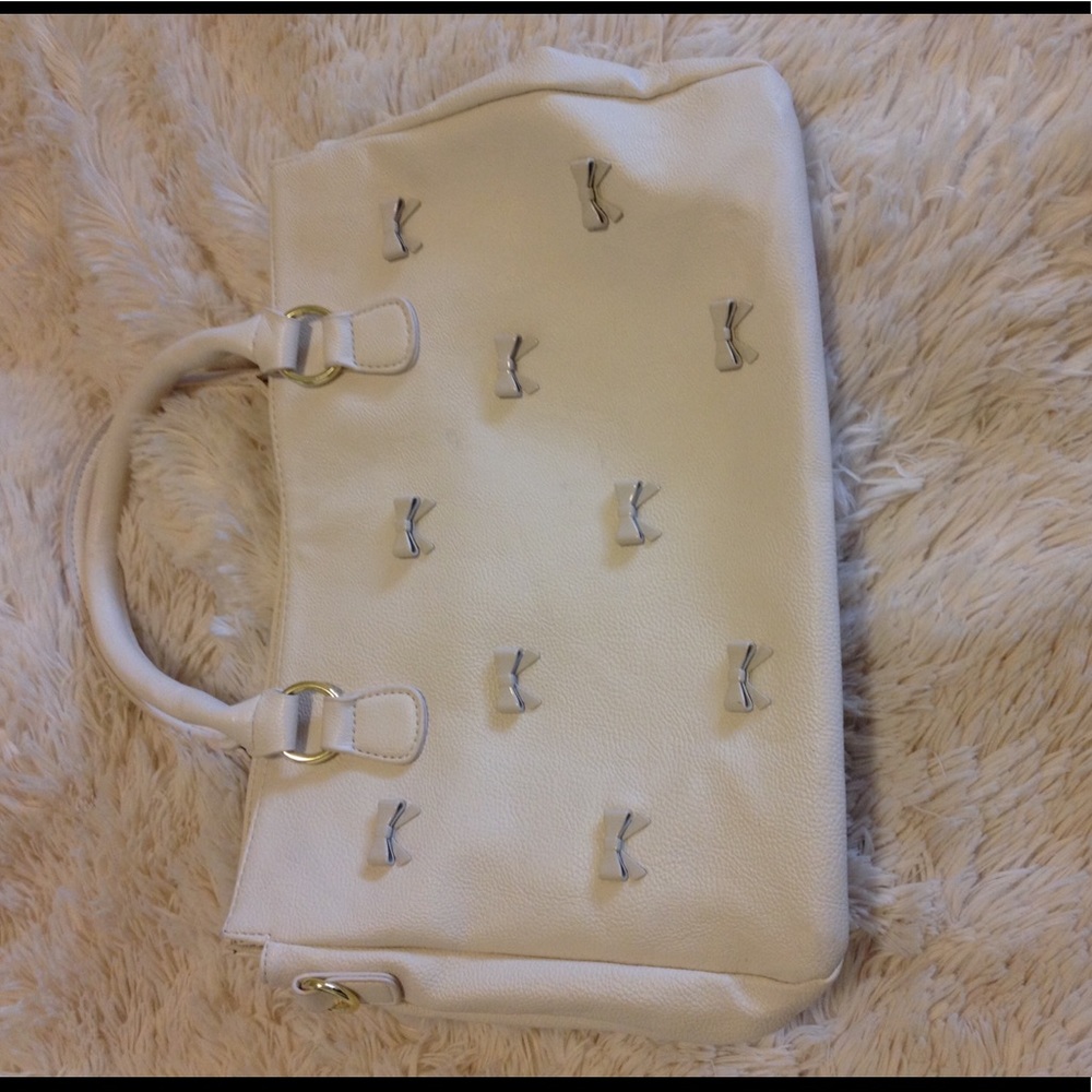Betsey Johnson cream purse