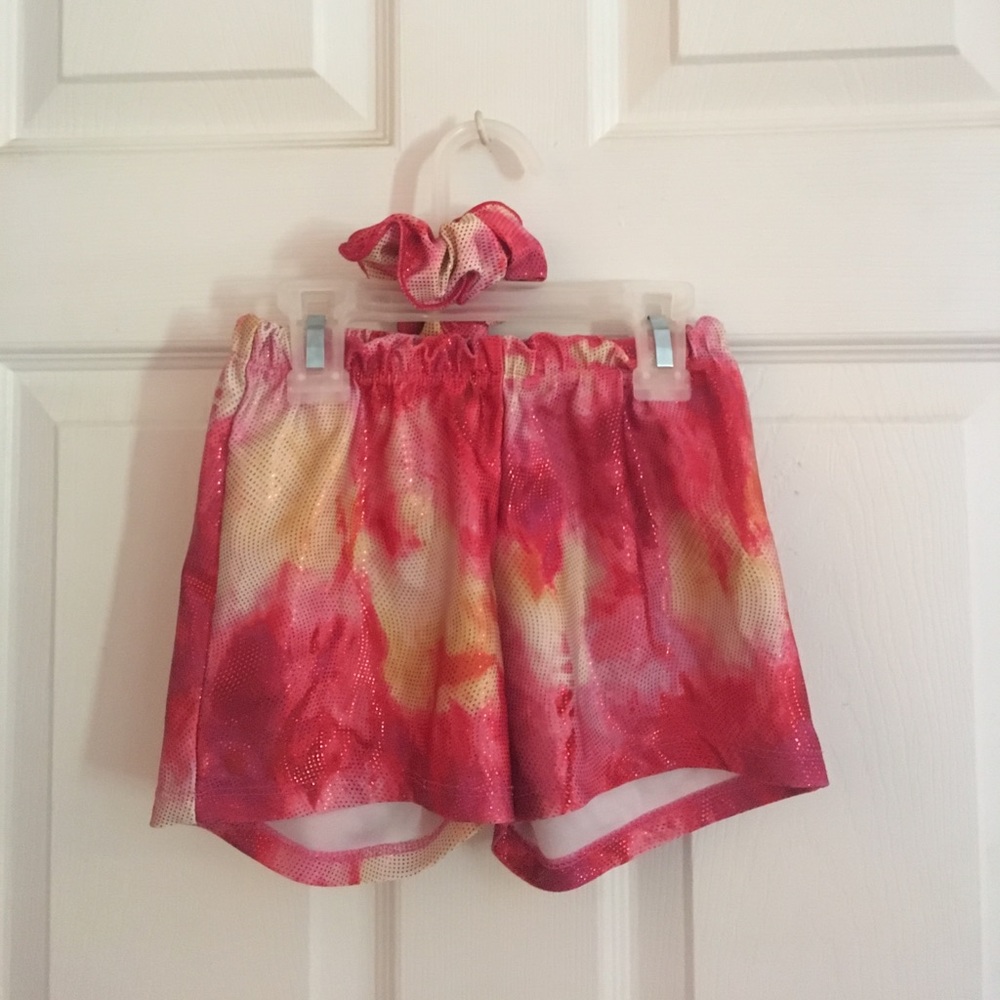 Tie-dye Booty Shorts and Matching Scrunchie