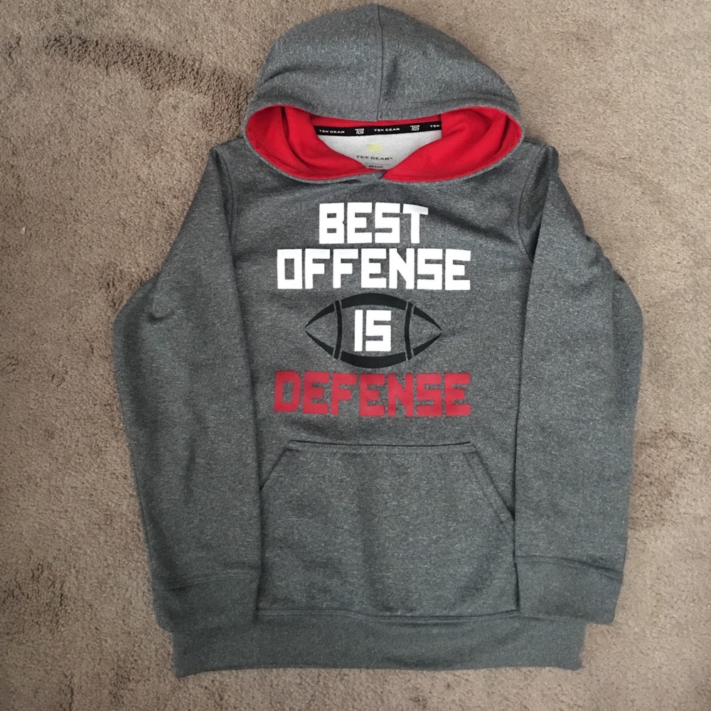 EUC•Boys Size M•TEK GEAR fleece hoodie