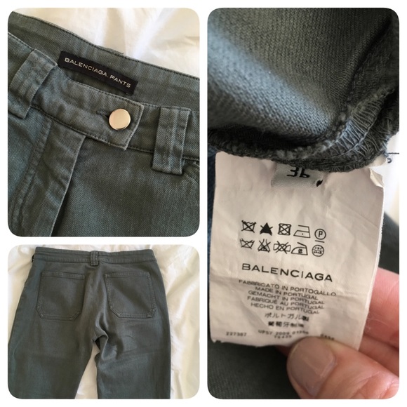 FINAL SALE Balenciaga Stretch cotton slim fit Deni - Picture 7 of 8