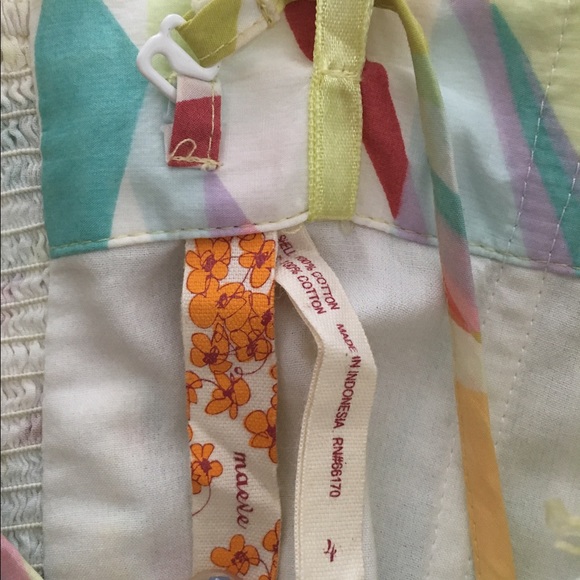 Anthropologie Maeve sundress with spring colors - Picture 3 of 6