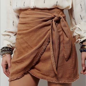 Free People wrap skirt