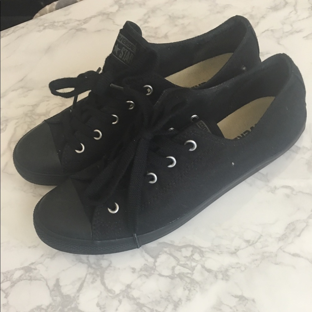 All black converse