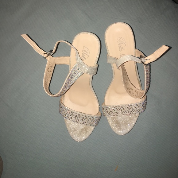 Bella Luna Sparkly Rhinestone Wedges - Picture 2 of 3