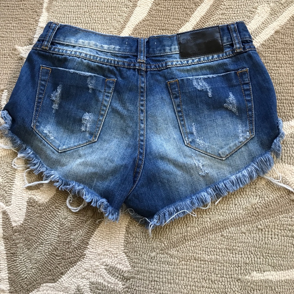ONE X ONETEASPOON jean shorts