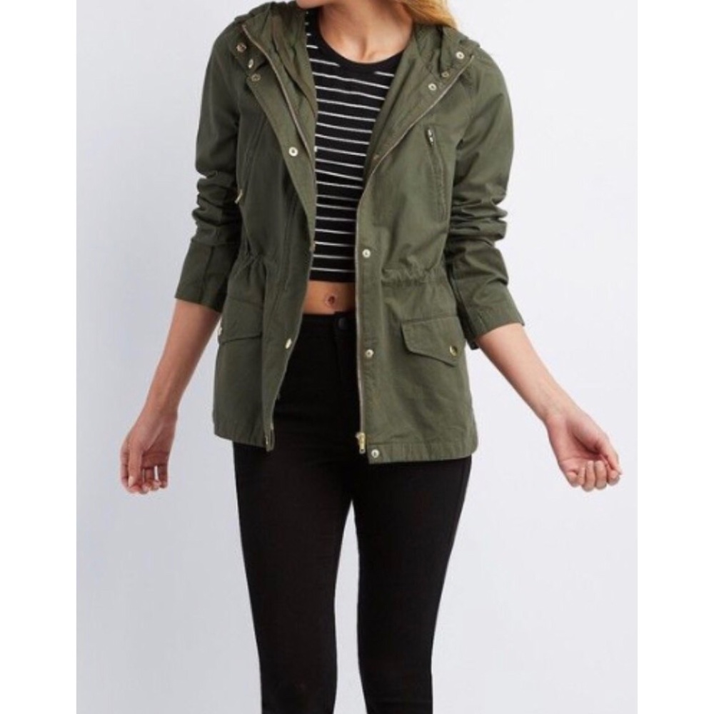 PacSun hooded cargo jacket