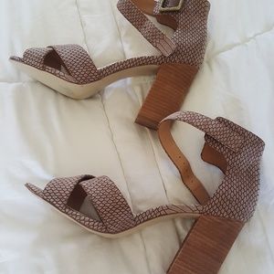 Nine West block heel sandals