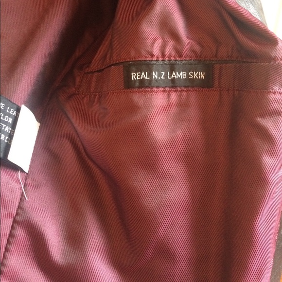 Black leather Moto style jacket - Picture 6 of 6