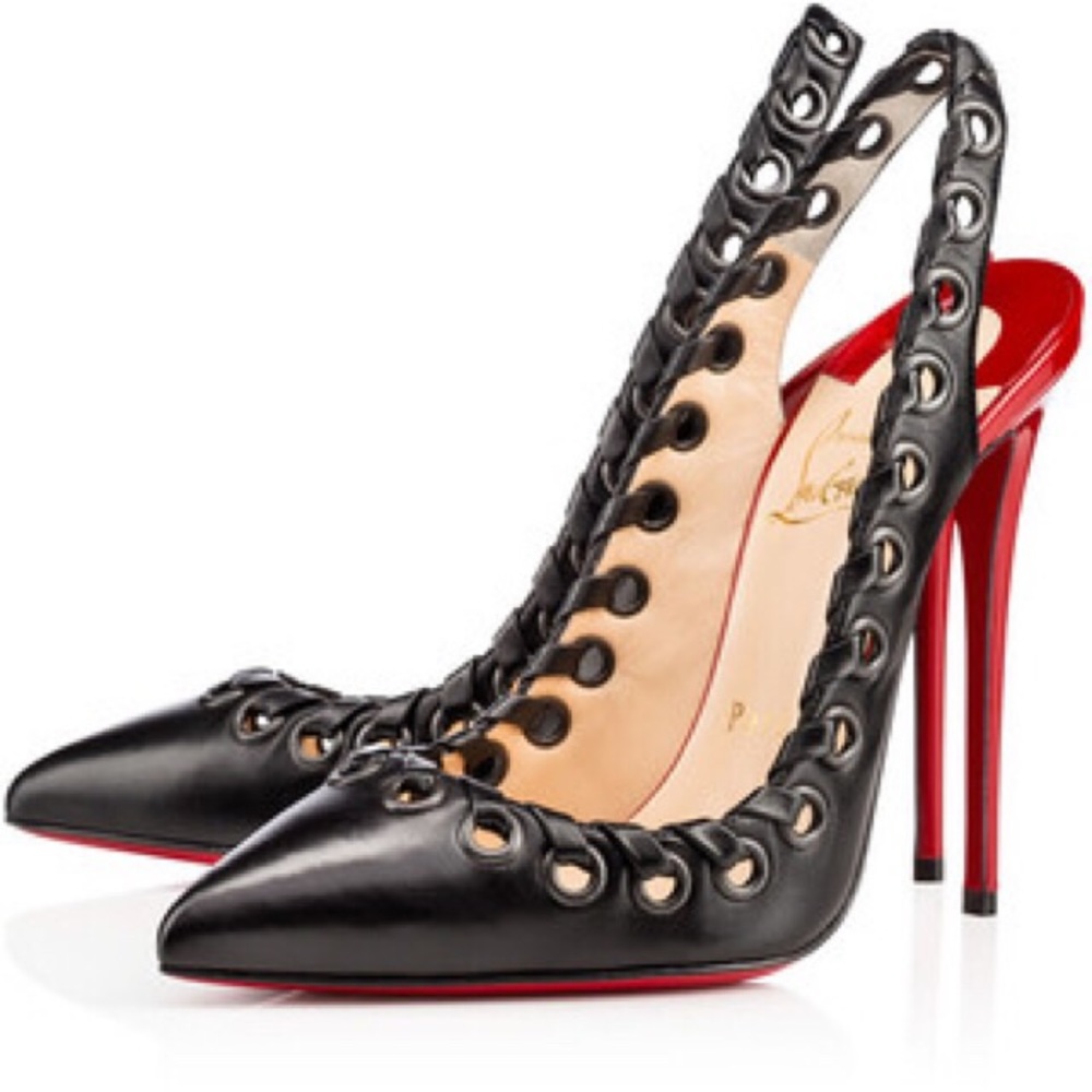 Black 'Ostri' Christian Louboutin Authentic