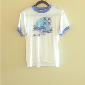Vintage Blue Angels Ringer Tee