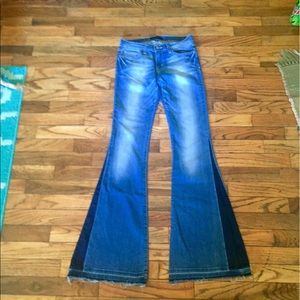 Flying Monkey Platinum Flare Jeans Size 26