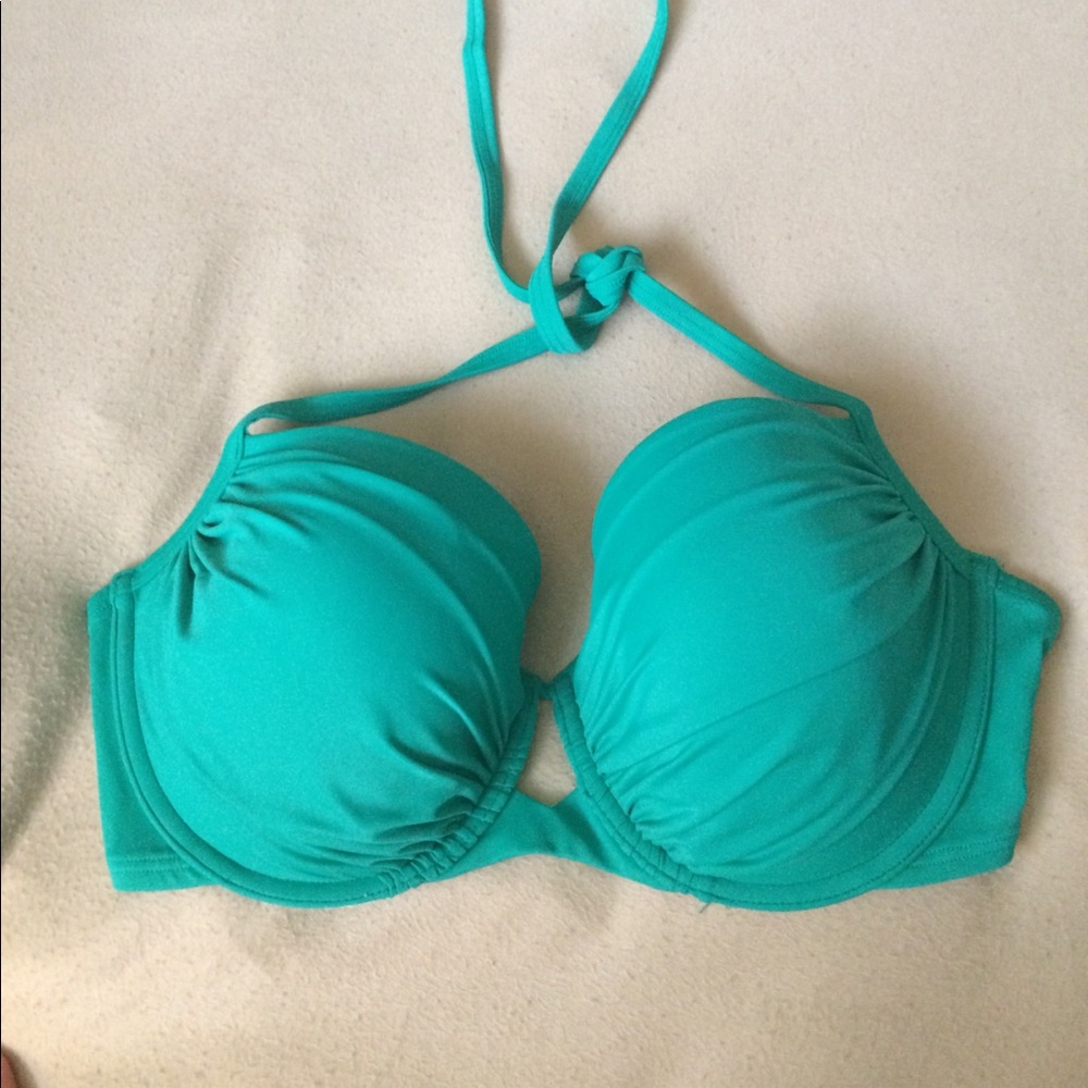 Victoria's Secret close up halter bikini swim top