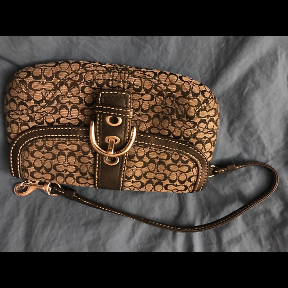 Authentic Coach Wristlet