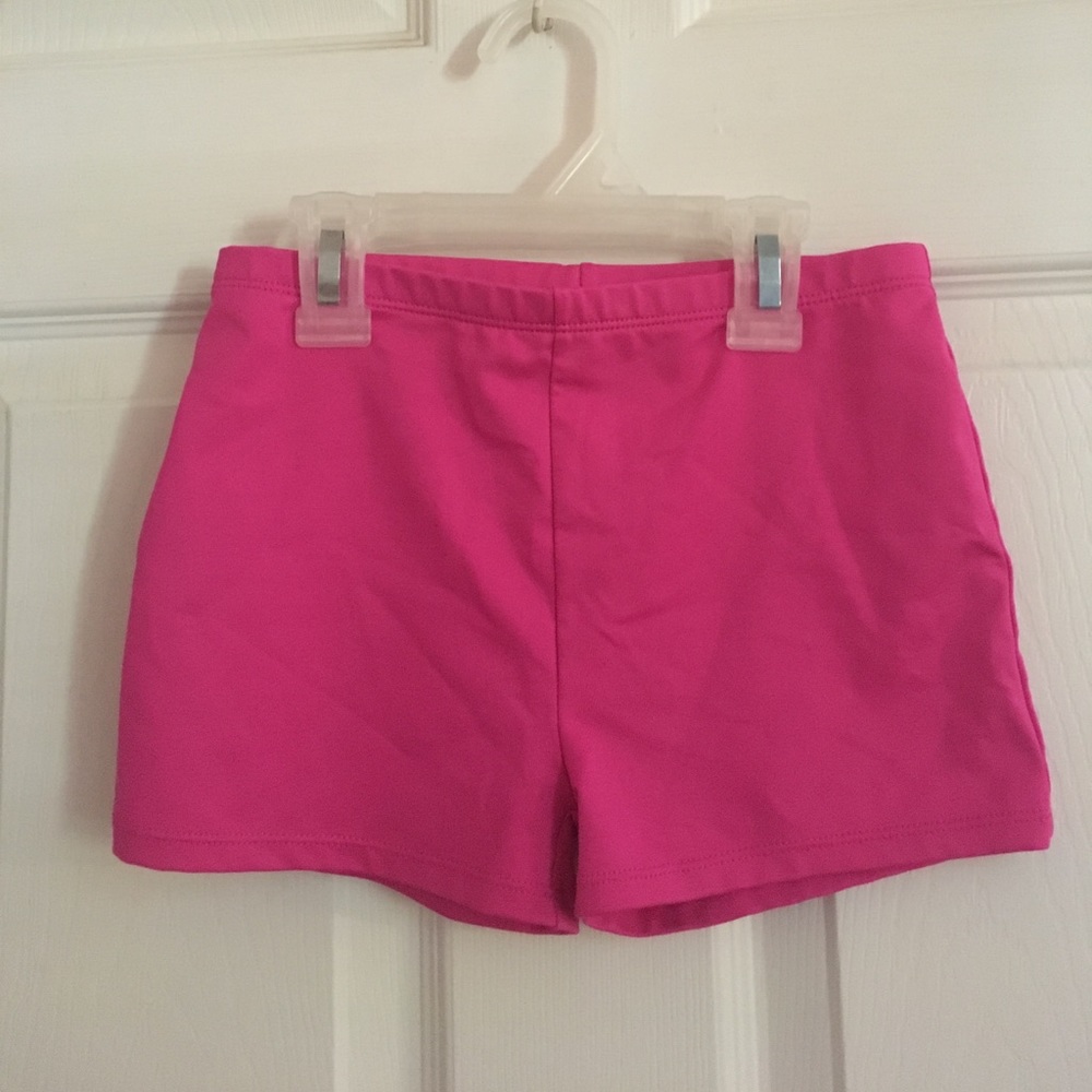 pink booty shorts