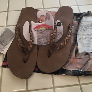 Rainbow Twisted Sister Sierra/Dark Brown Sandals