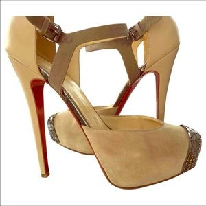 Genuine Christian Louboutin Maggie suede