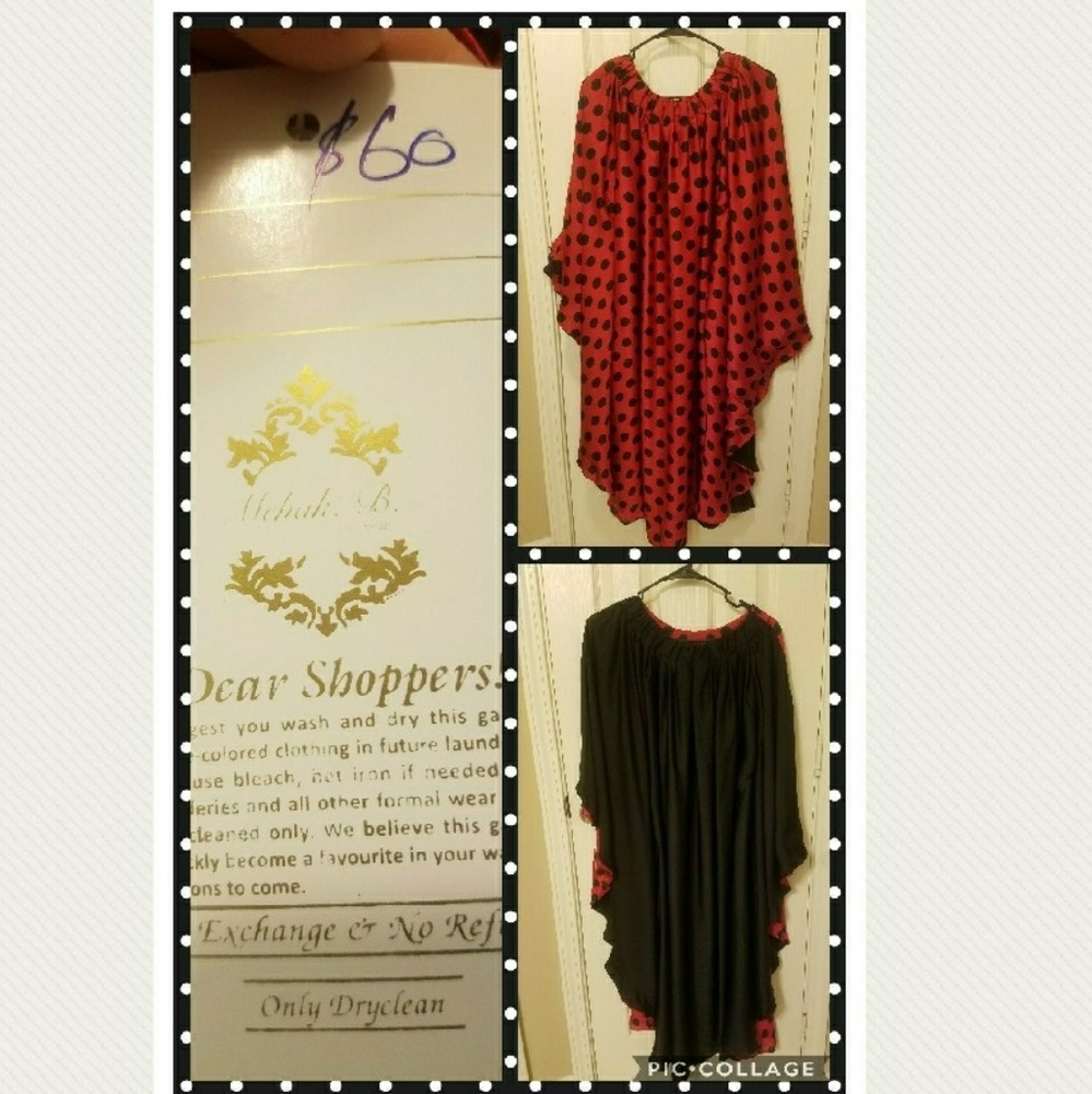 BNWT silk Poncho Style Tunic