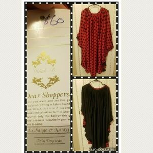 BNWT silk Poncho Style Tunic