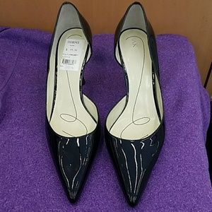 Anne Klein "Christa" Patent Leather Pumps