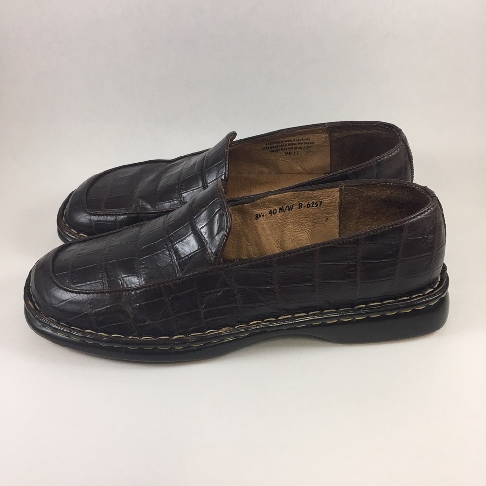 Børn Slip On Alligator Brown US Shoe Size 8.5 40