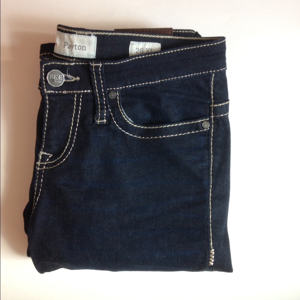 BKE Denim Dark Wash Bootcut Jeans