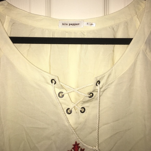 NEVER WORN Blu Pepper dress/shirt with tassels! - Picture 3 of 3