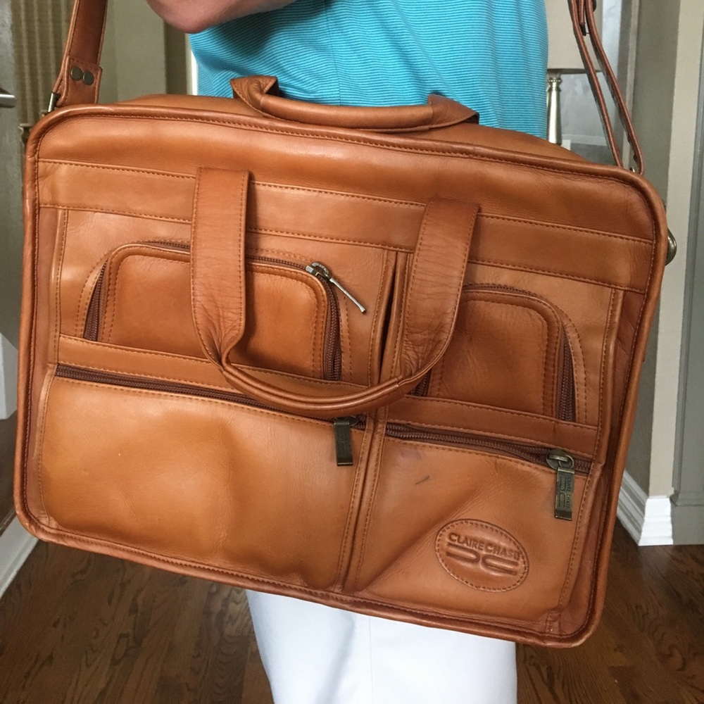 Clairechase leather briefcase