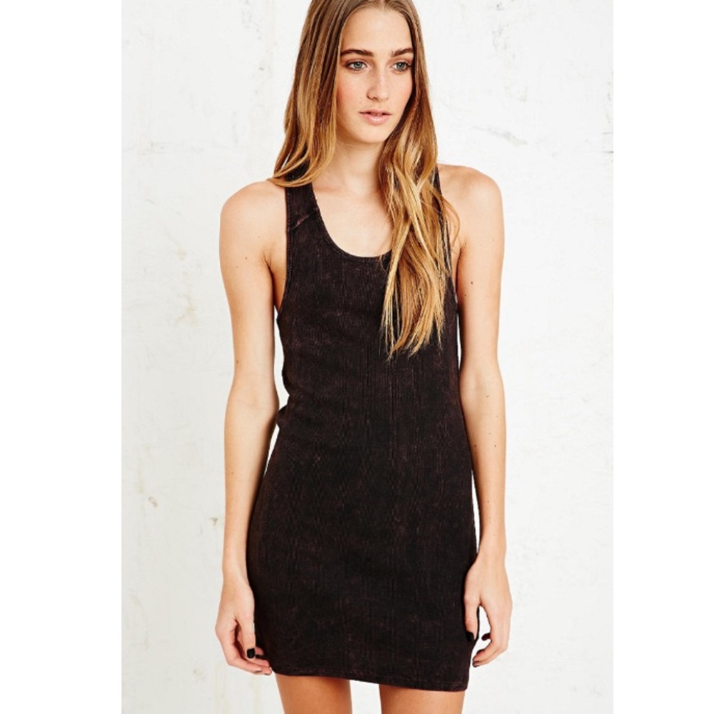 Silence Noise Mineral Wash Bodycon Dress size S