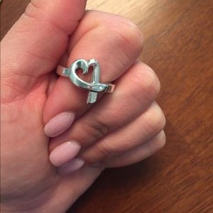 Tiffany & Co. Paloma Picasso loving heart ring