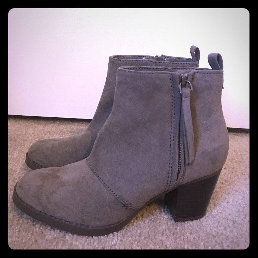 Casual Taupe booties