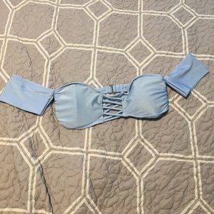 Bikini top lace up