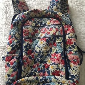 Very Bradley Poppy Backpack w Laptop Sleeve