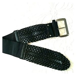 Black wide belt