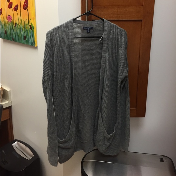 Grey knit American eagle sweater - Picture 1 of 3
