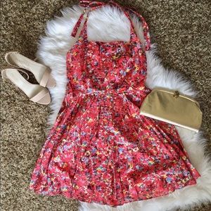 SOLD A|X Floral Halter Dress