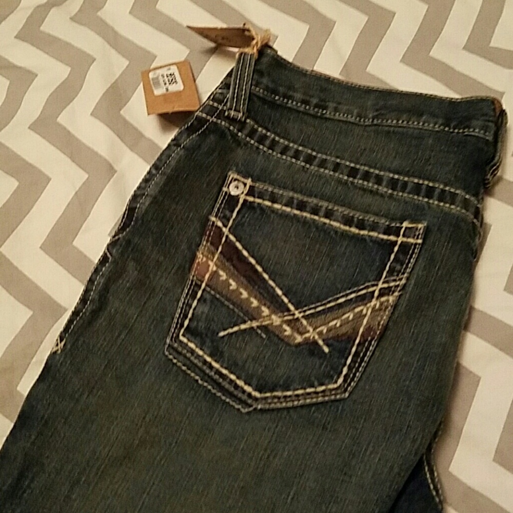 Ariat mens jeans low rise boot cut 34 30