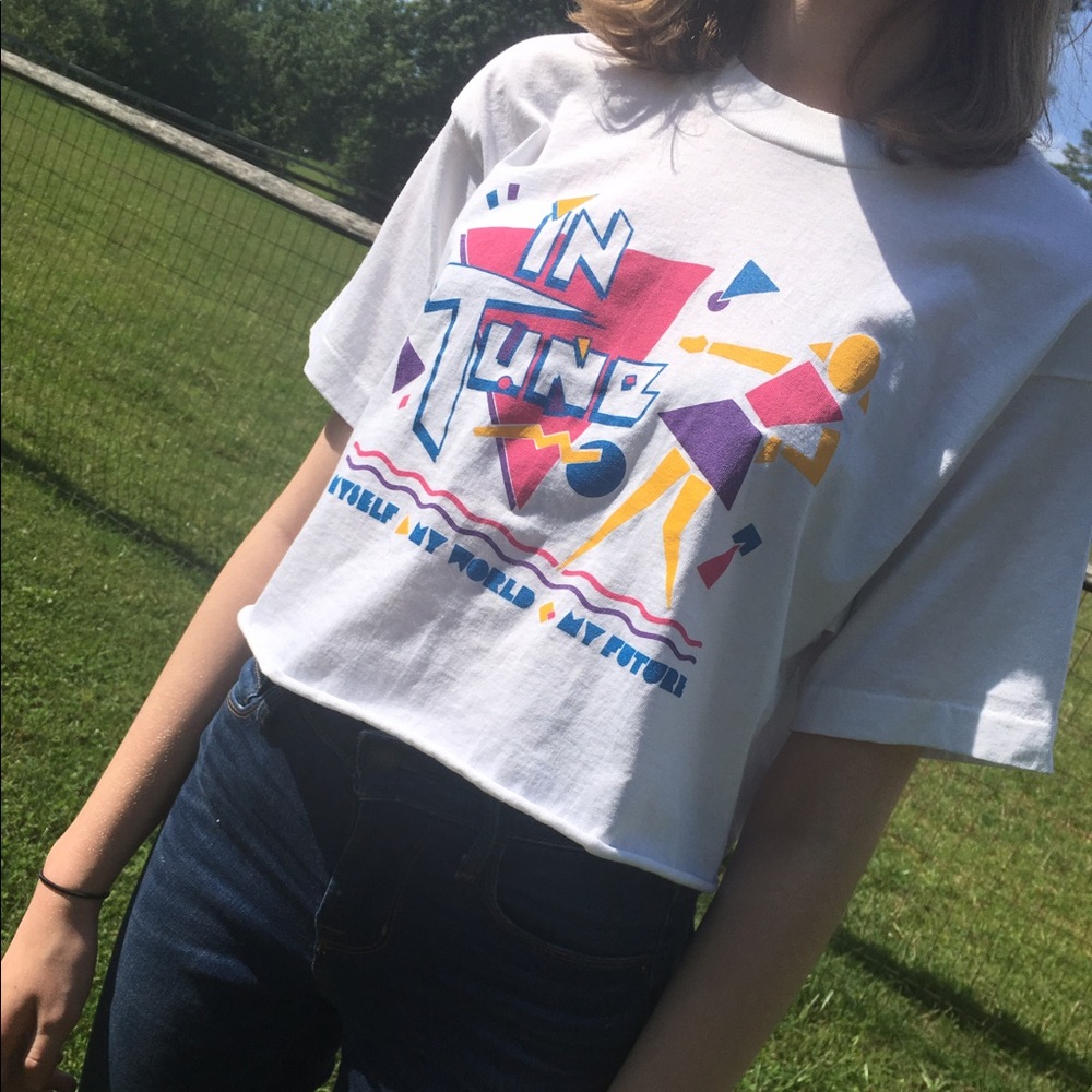 Vintage 90's Cropped Tee